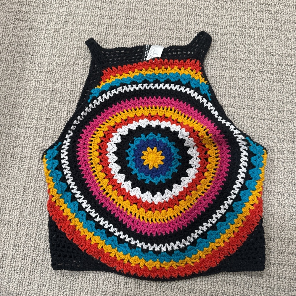 Crochet knit top (H&M)